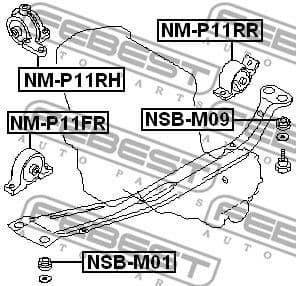 Bushing, axle beam NSB-M01 - image 2
