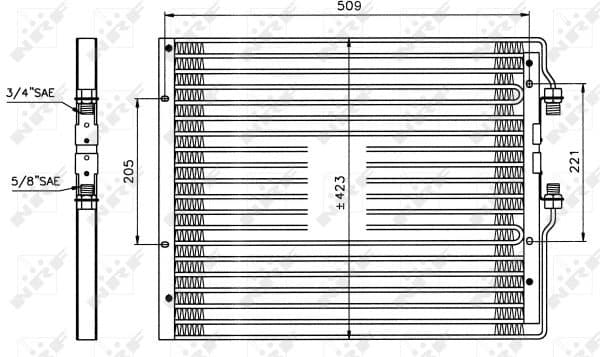 Condenser, air conditioning 35059