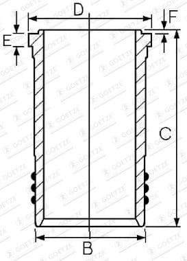 Cylinder Liner 14-450880-00