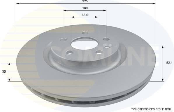 Brake Disc COATED ADC1287V - image 2