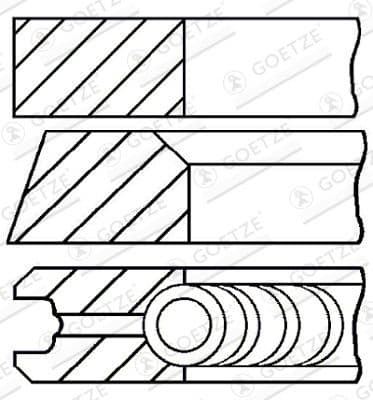 Piston Ring Set 08-305400-10