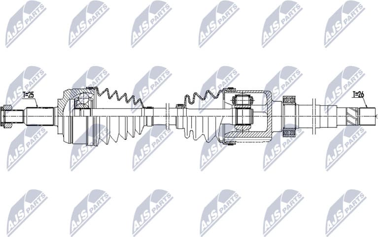 Drive Shaft NPW-RE-169