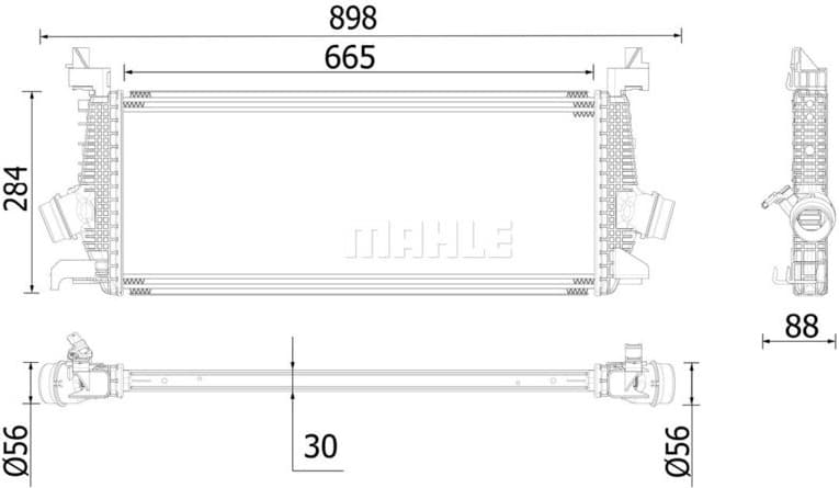 Charge Air Cooler BEHR *** PREMIUM LINE *** CI 542 000P - image 2