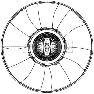 Fan, engine cooling BEHR *** PREMIUM LINE *** CFF 500 000P - image 2