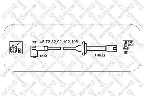 Ignition Cable Kit 10-38525-SX