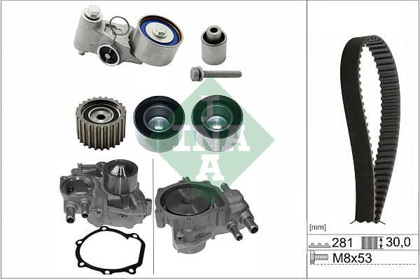 Water Pump & Timing Belt Kit 530 0563 30