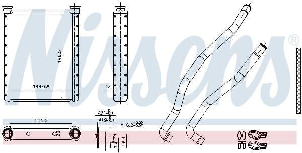 Heat Exchanger, interior heating ** FIRST FIT ** 707198 - image 6