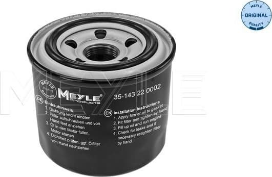 Oil Filter MEYLE-ORIGINAL: True to OE. 35-14 322 0002