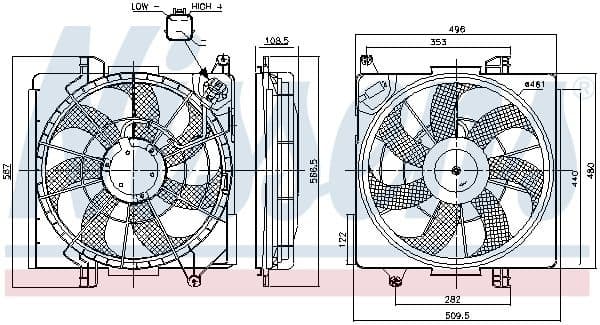 Fan, engine cooling 850039 - image 6