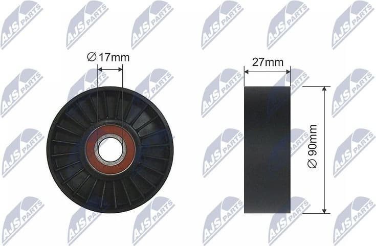 Tensioner Pulley, V-belt RNK-CH-034