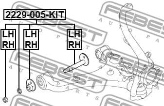 Camber Correction Screw 2229-005-KIT - image 2