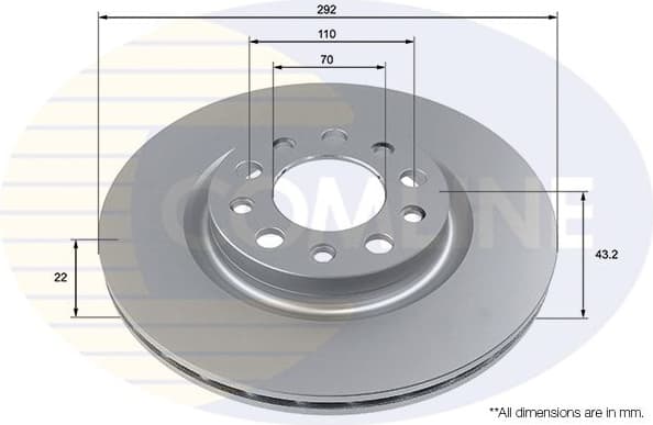Brake Disc COATED ADC2883V - image 2