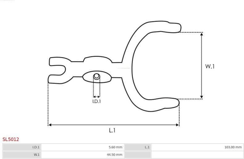Starter Lever, carburettor AS SL5012