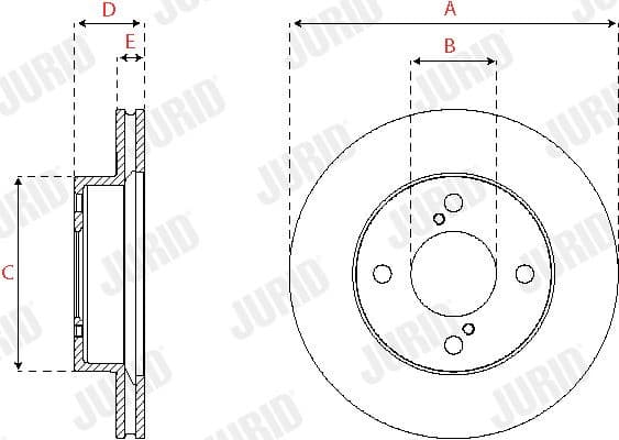 Brake Disc COAT+ 563253JC
