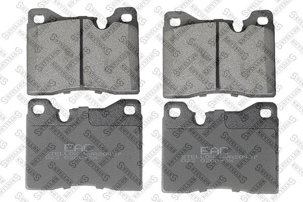 Brake Pad Set, disc brake 022 020B-SX
