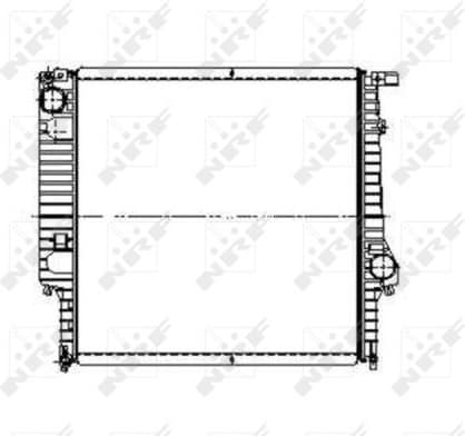 Radiator, engine cooling 509626