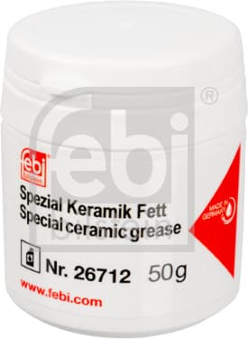 Keraminis plastinis tepalas pakaitinimo žvakėms ir purkštukams 50g FEBI atsparus aukštai temperatūrai