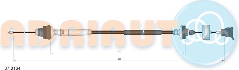 Cable clutch 07.0164 - image 2