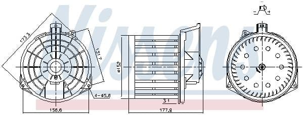 Interior Blower 87549