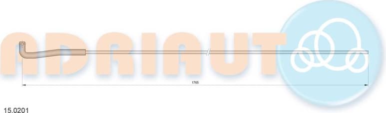 Cable Pull, parking brake 15.0201