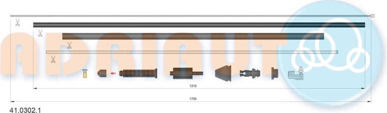 Cable accelerator control 41.0302.1 - image 2
