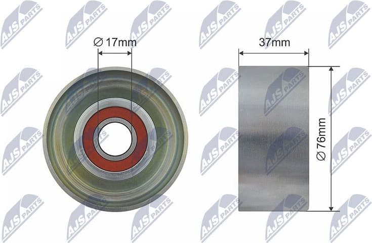 Deflection Pulley/Guide Pulley, V-belt RNK-HD-023