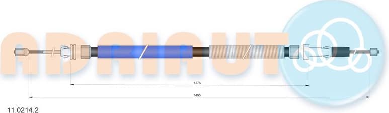 Cable handbrake 11.0214.2 - image 3