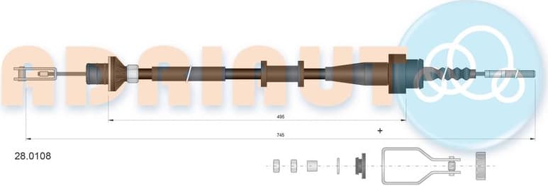 Cable clutch 28.0108 - image 2