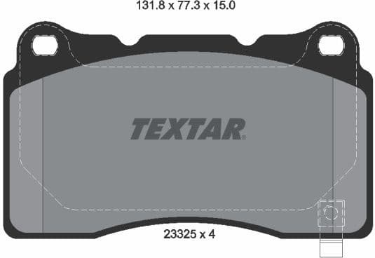 Brake Pad Set, disc brake Q+ 2332501