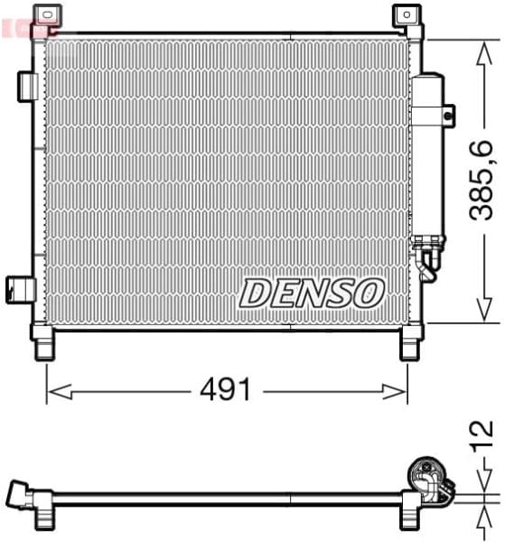 Condenser, air conditioning DCN46031
