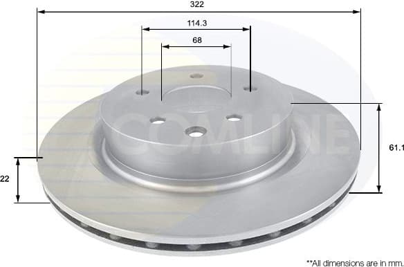 Brake Disc ADC0278V - image 2