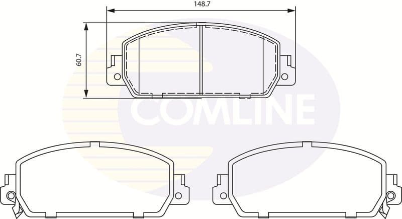 Brake Pad Set, disc brake CBP32281