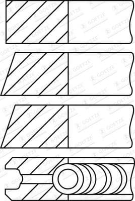 Piston Ring Set 08-522407-00