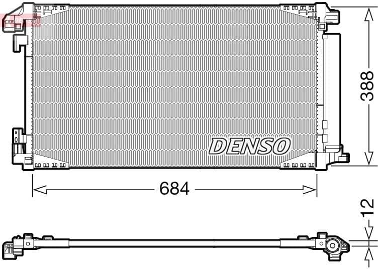 Condenser, air conditioning DCN50119