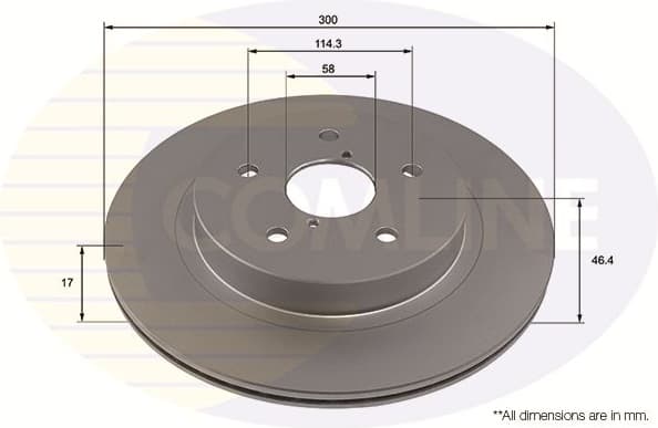 Brake Disc COATED ADC4098V - image 2
