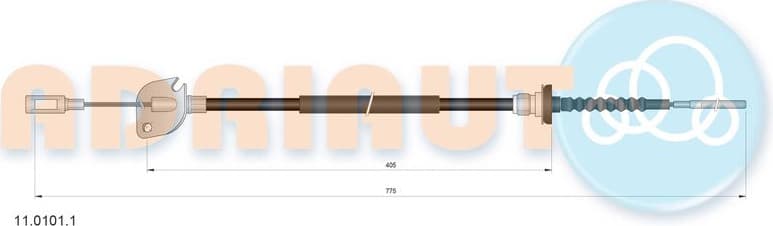 Cable Pull, clutch control 11.0101.1