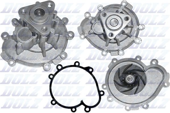 Water Pump, engine cooling P500