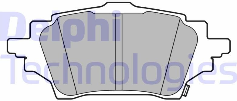 Brake Pad Set, disc brake LP3608