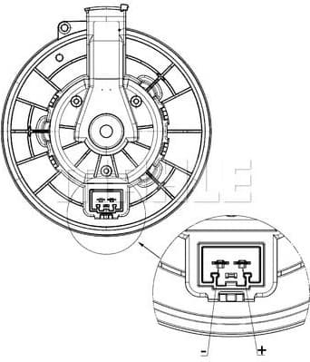 Interior Blower BEHR *** PREMIUM LINE *** AB 259 000P - image 2