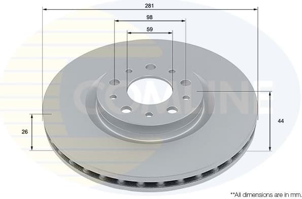 Brake Disc COATED ADC2974V - image 2