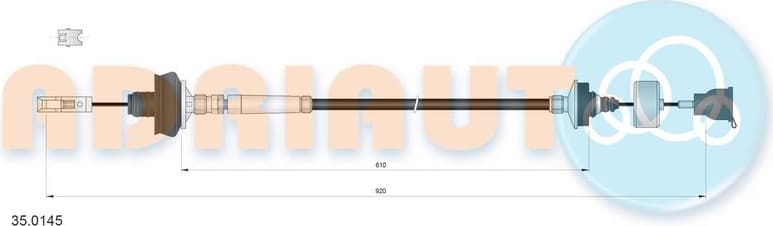 Cable clutch 35.0145 - image 2