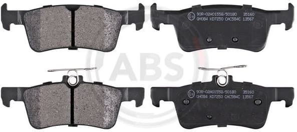 Brake Pad Set, disc brake 35160