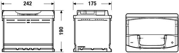 Starter Battery PREMIUM *** EA640 - image 2