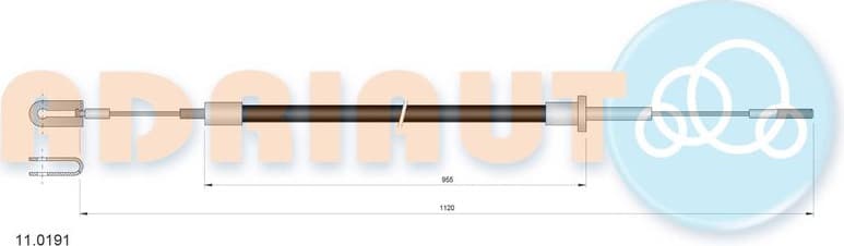 Cable Pull, clutch control 11.0191