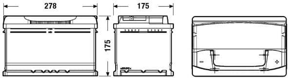 Starter Battery PREMIUM *** EA722 - image 2