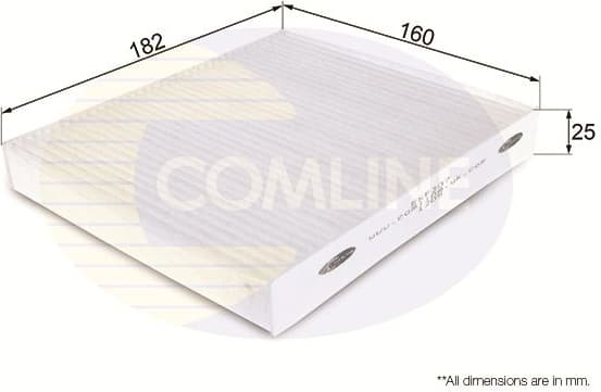 Filter, cabin air EKF307