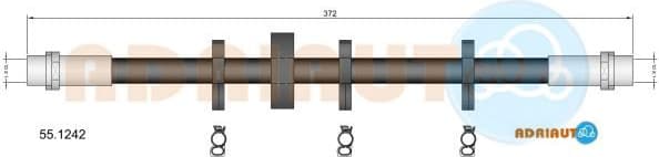 Brake Hose 55.1242