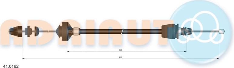 Cable Pull, clutch control 41.0162