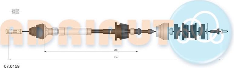 Cable clutch 07.0159 - image 2