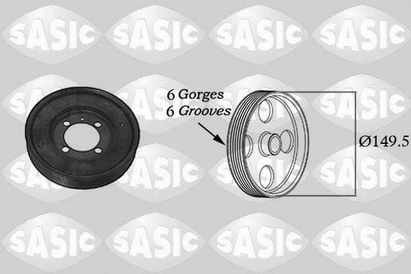 Belt Pulley, crankshaft 2156017